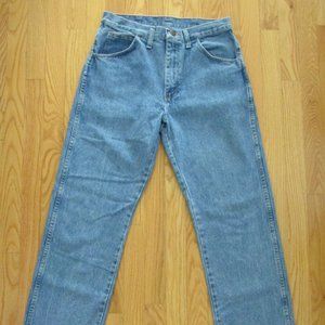 LEGENDARY GOLD MEN'S SIZE 30 X 31 JEANS MED BLUE STONE WASHED STRAIGHT LEG PREPP